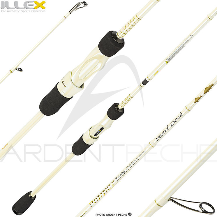 Canne spinning ILLEX Pepper X5 S 2104 Pearl dock