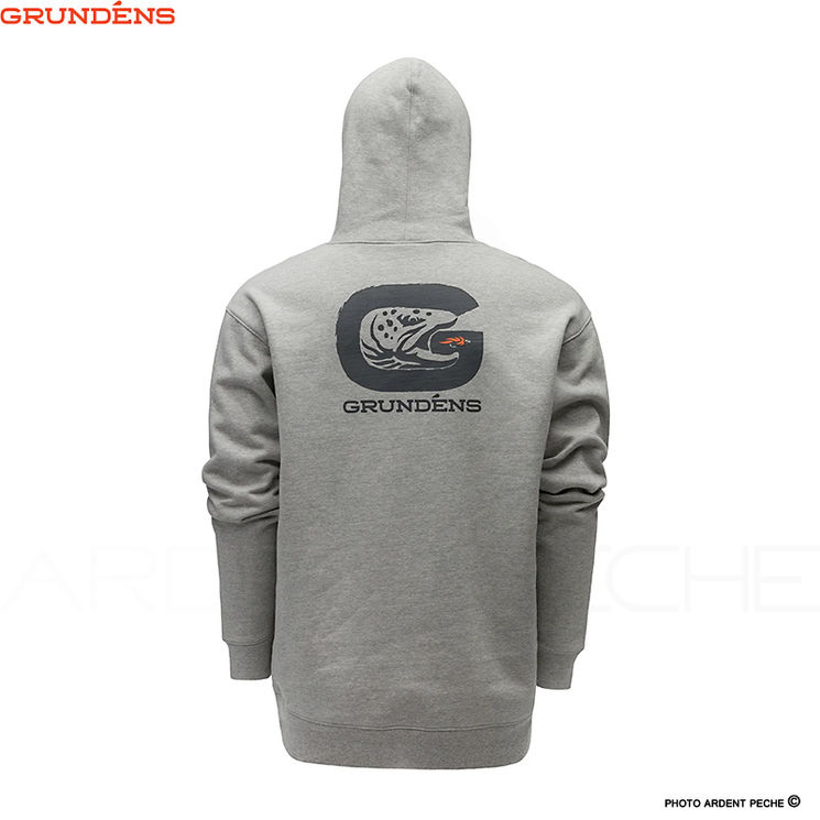 Sweat GRUNDENS G Trout hoodie Athletic heather