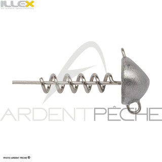 Tête plombée ILLEX Dexter tip up head screw