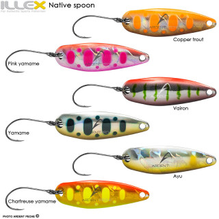 Cuiller ondulante ILLEX Native spoon 3.5g
