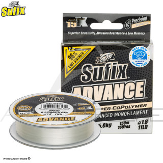 Fils nylon SUFIX Advance G2 clear 150m