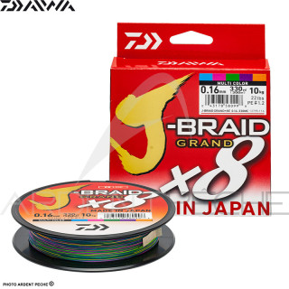 Tresse DAIWA J Braid Grand X8 multicolore 300m