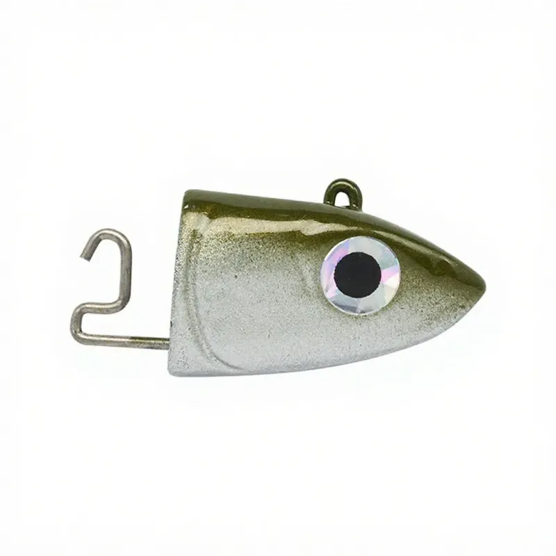 Fiiish Tête Plombée Search Black Minnow No.1 4.5g Kaki BM766 - Lot 2 Pièces