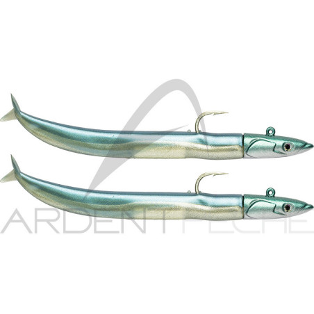 Leurre Fiiish Double Combo Crazy Sand Eel – 12cm, 15g, Couleur Or – équipement Pêche Sportive – 2 Pièces