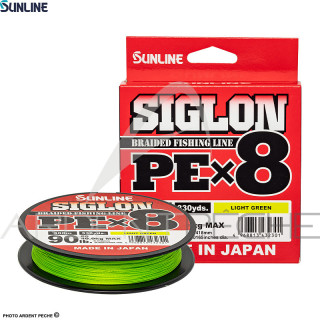 Tresse SUNLINE Siglon braid 8X vert clair 150m