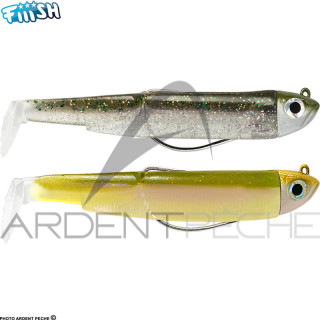 Leurre souple FIIISH Black minnow double combo 120