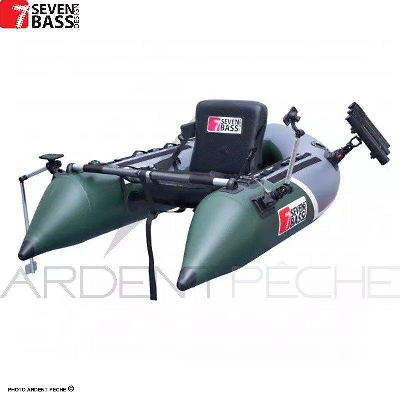 Float tube SEVEN BASS Armada 170 Ultim-8 Vert gris full pack