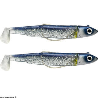 Leurre souple FIIISH Black minnow double combo 120