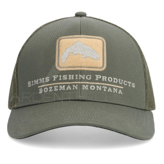 Casquette SIMMS Double Haul Icon Trucker Smokey Olive