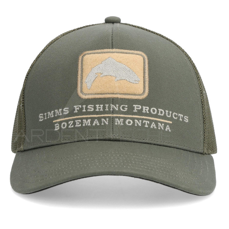 Casquette SIMMS Double Haul Icon Trucker Smokey Olive