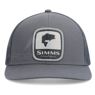 Casquette SIMMS Double Haul Icon Trucker Bass Gunmetal