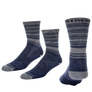 Chaussettes SIMMS Merino Lightweight Hiker Admiral Blue