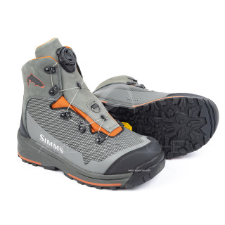 Chaussures de wading Simms Guide BOA Vibram - accroche & protection - Ardent Pêche