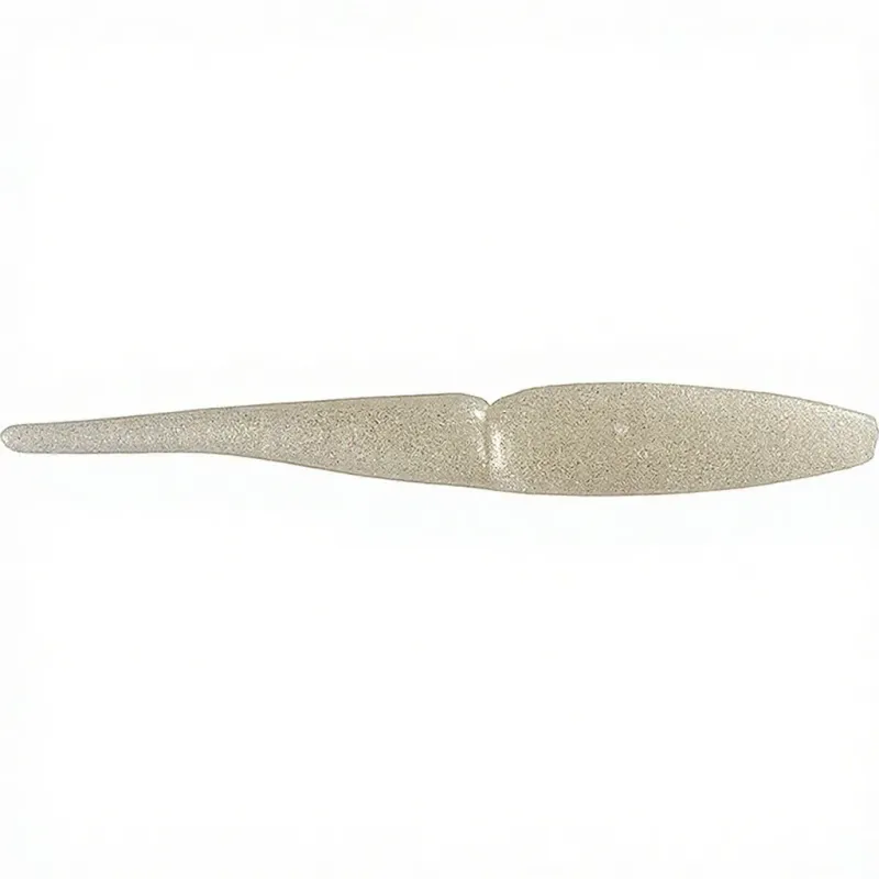 Leurre Souple One Up Shad Sawamura - Taille 3 (7.5 Cm) - Couleur Silky White - Pour Bar, Sandre, Brochet, Perche