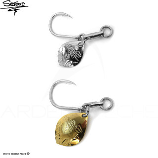 Hameçon simple à palette SEASON Turbo fan