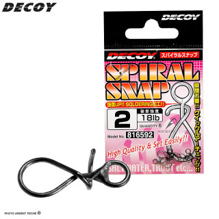 Agrafe DECOY Spiral snap