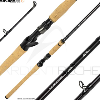 Canne casting SAVAGE GEAR Alpha SG6 Monster bait
