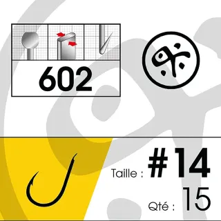 Hameçon simple NATIVE 602