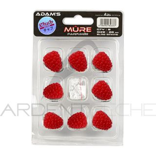 Kit leurre souple ADAMS Mûre Rouge
