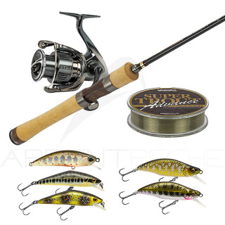 Pack premium pêche truite aux leurres petite & moyenne rivière - Ardent Pêche