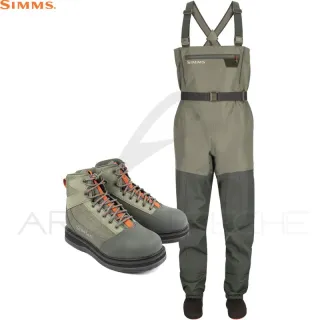 Pack Waders et Chaussures Simms Tributary - pêchez en toute liberté - Ardent Pêche