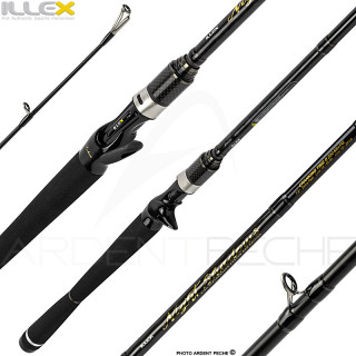 Canne casting ILLEX Night shadow B 220 MHFG Cranking time démo