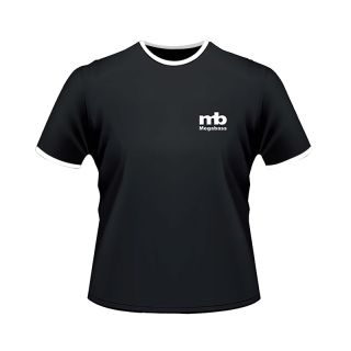 Tee shirt MEGABASS Tete de mort avec liseret blanc