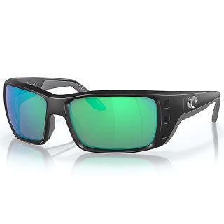 Lunettes polarisantes COSTA DEL MAR Permit Matte black Green mirror 580G