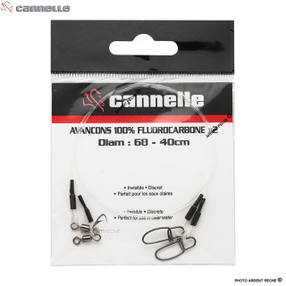 Bas de ligne CANNELLE Fluorocarbone 40cm