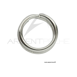 Anneaux brisés W Fine gauge laiton nickelé