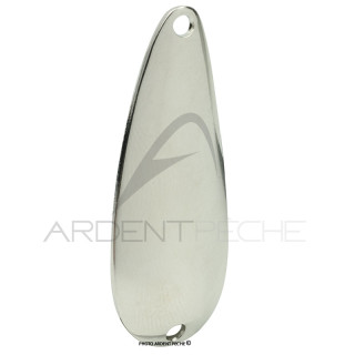 Palette W Ondulante argentée - montez vos cuillers - Ardent Pêche