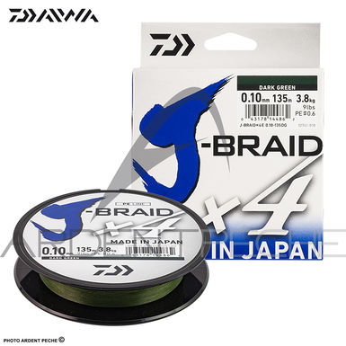 Daiwa Tresse J-Braid x4 135m Daiwa 