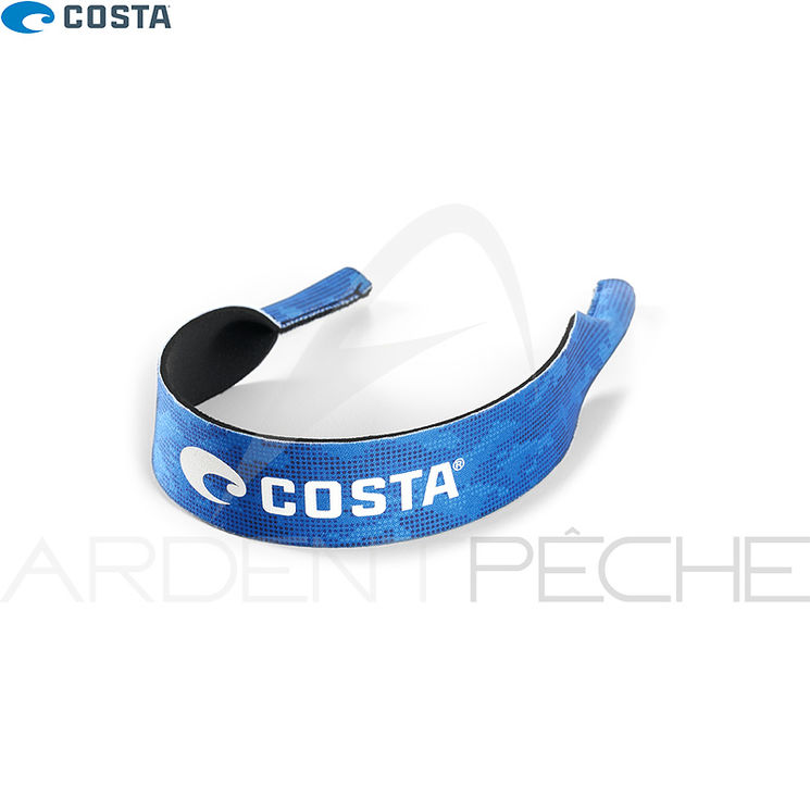 Cordon pour lunettes polarisantes COSTA Megaprene retainer blue
