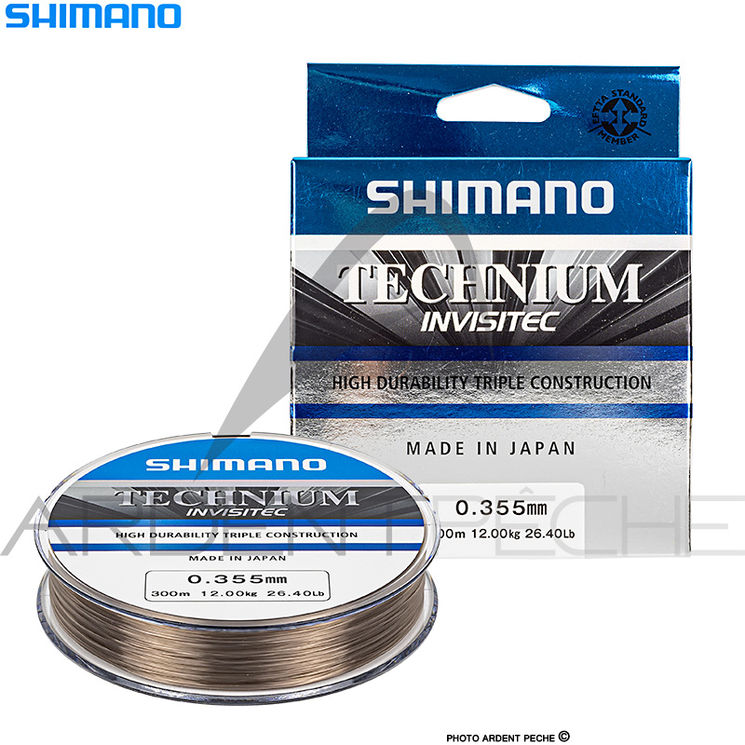 Fils nylon SHIMANO Technium invisitec 300m