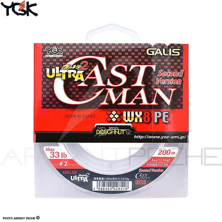 Tresse YGK Ultra castman WX8