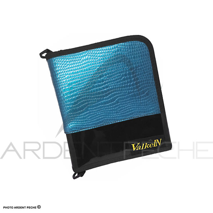 Trousse VALKEIN Lure wallet L River blue leather