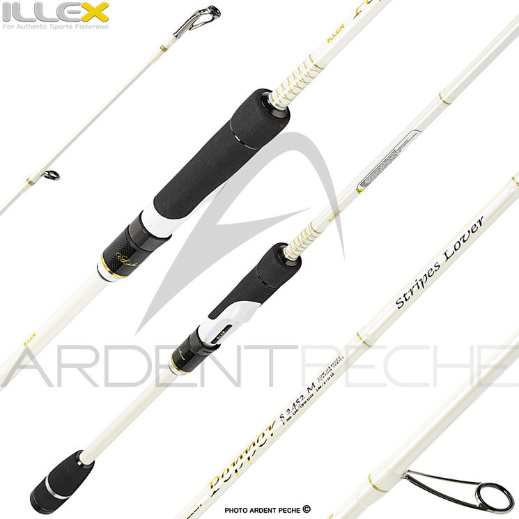 Canne spinning ILLEX Pepper X5 S 2452 M Stripes lover