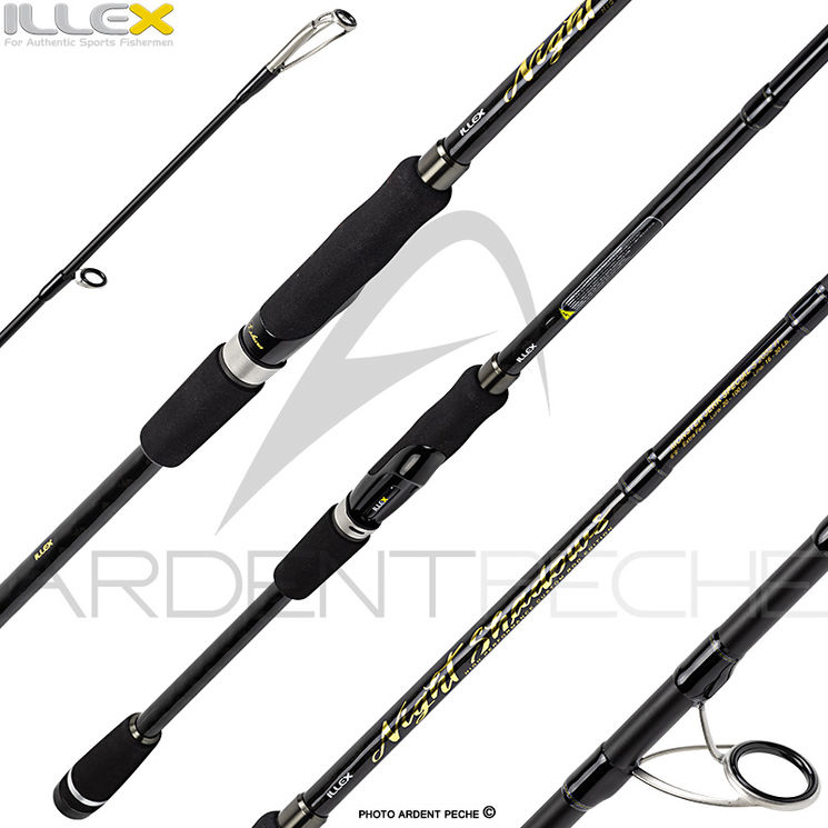 Canne spinning ILLEX Night shadows S 2052 H Monster jerk special