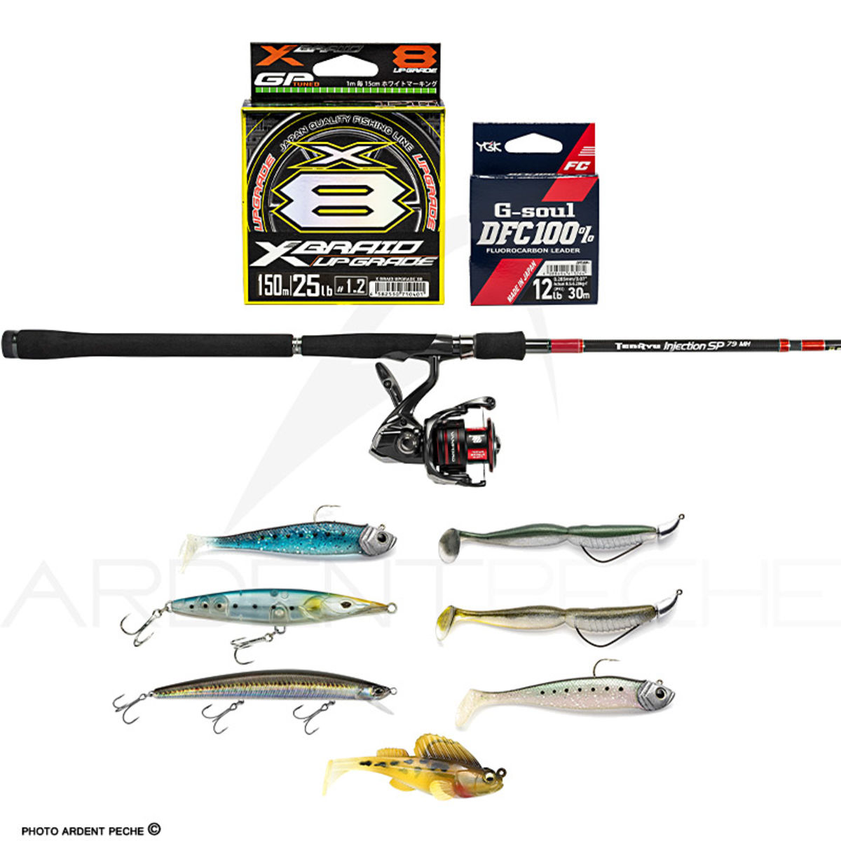 Pack premium spinning TENRYU Injection SP 79 MH + SHIMANO Vanford