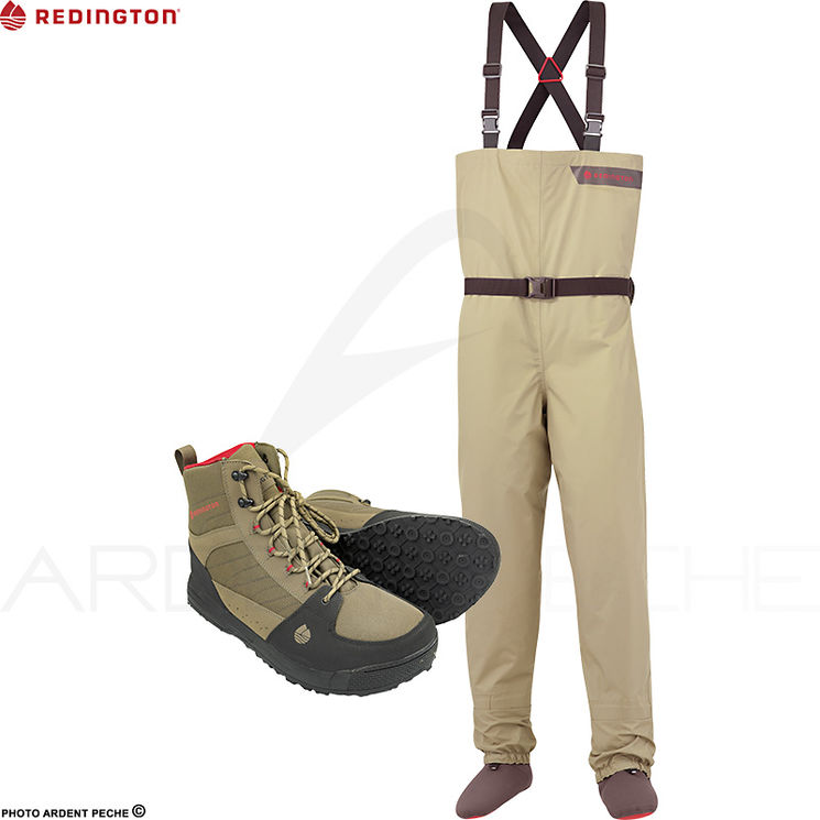 Pack REDINGTON Crosswater waders + chaussures Benchmark caoutchouc