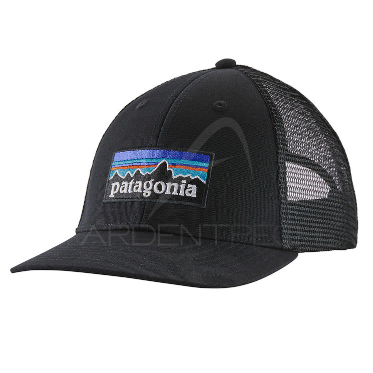 Casquette PATAGONIA P-6 Logo LoPro Trucker BLK