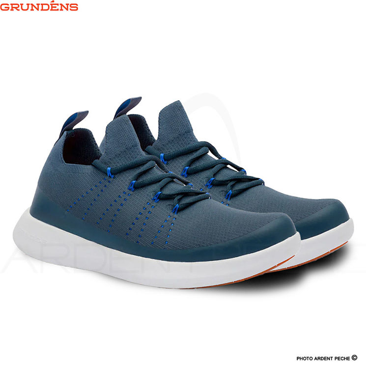 Chaussures GRUNDENS Sea knit boat Navy