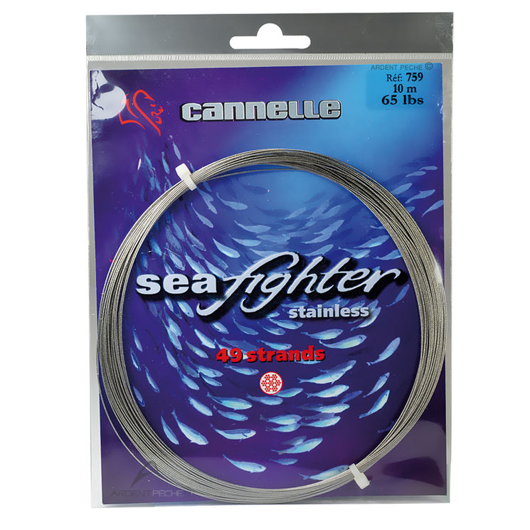 Cable acier CANNELLE seafighter 49 brins